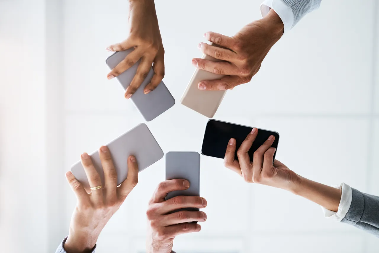 Team collaborating on mobile strategy